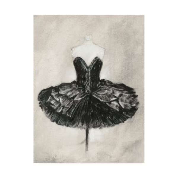 Ethan Harper 'Black Ballet Dress I' Canvas Art, 14x19, Trademark Fine Art, Mfr#: WAG14350-C1419GG